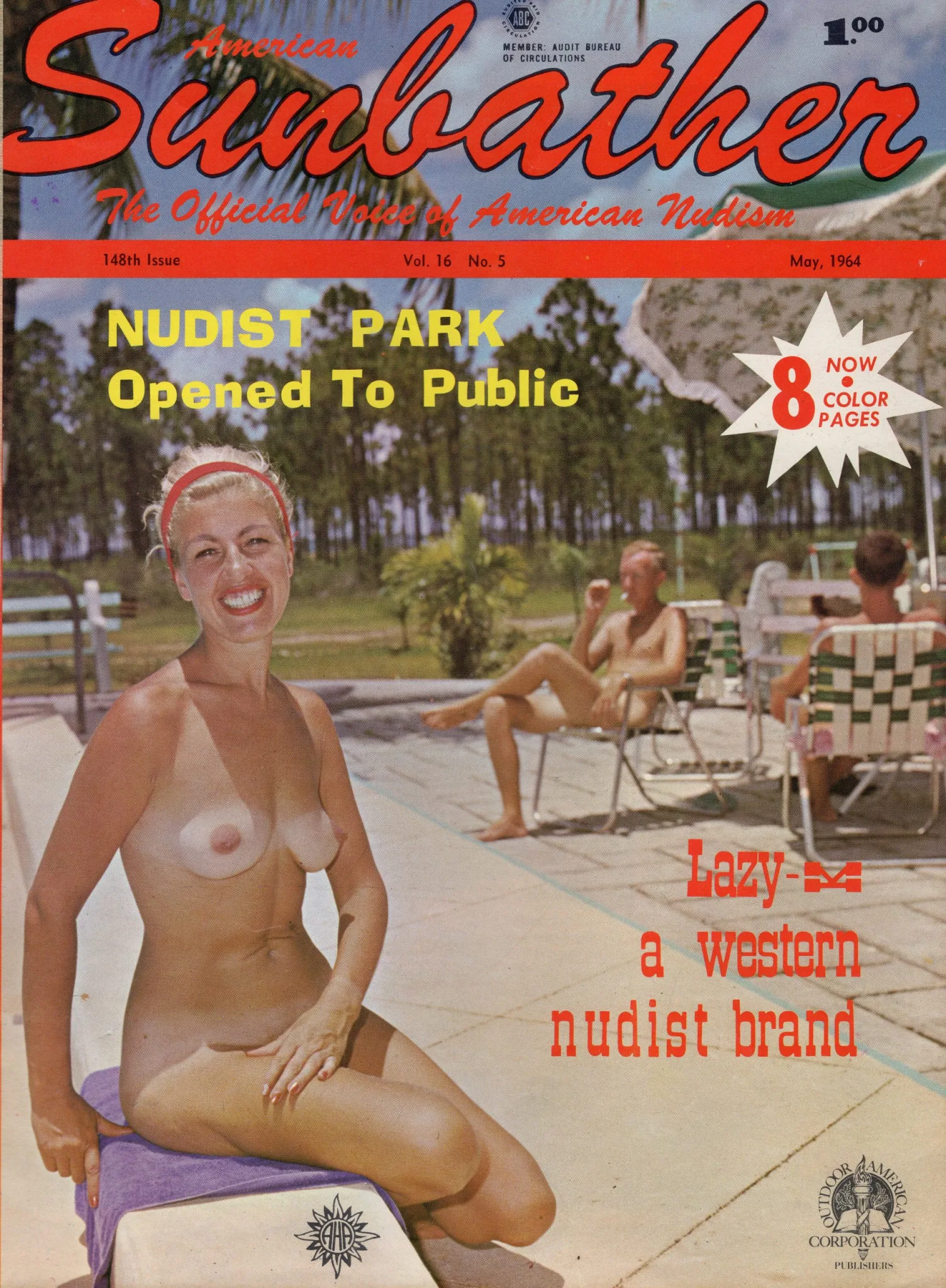 American Sunbather May 1964 Cover